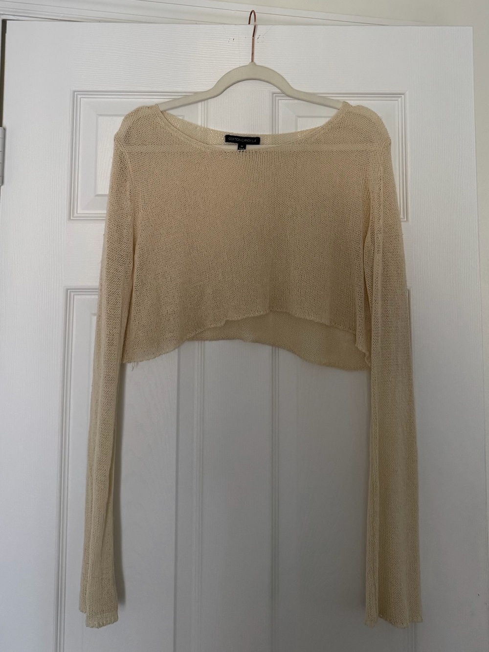 Cropped Knit Sweater